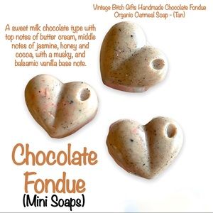 VBG Handmade Chocolate Fondue Organic Oatmeal Mini Soaps PRICE FIRM